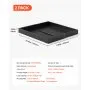 VEVOR Pull Out Cabinet Organizer, 2 Pack Expandable Width (12.2"-18.9"), 20.47" Deep Pull Out Drawers for Cabinets, Sliding Drawer for Kitchen Pantry Cabinet Organizer with Nano Adhesive Strips, Black