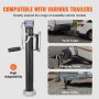 VEVOR Trailer Jack, Trailer Tongue Jack Fix Mount Bolt-on 2500 lb Weight Capacity, Trailer Jack Stand with Handle for lifting RV Trailer, Horse Trailer, Utility Trailer, Yacht Trailer