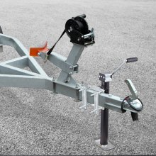 VEVOR Trailer Jack, Trailer Tongue Jack Fix Mount Bolt-on 2500 lb Weight Capacity, Trailer Jack Stand with Handle for lifting RV Trailer, Horse Trailer, Utility Trailer, Yacht Trailer