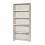 VEVOR 5 Tiers Wide Bookshelf, 68 in Wooden Open Bookcase with Display Storage Organizer Shelf, Freestanding Tall Display Floor Bookcase Bookshelf for Library, Bedroom, Living Room, Office, White