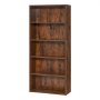 VEVOR 5 Tiers Narrow Bookshelf, 53 in Wooden Open Bookcase with Height-Adjustable Shelf, Freestanding Tall Display Storage Floor Bookcase Bookshelf for Library, Bedroom, Living Room, Office, Brown