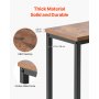 VEVOR Narrow Console Table, 70.9" Behind Couch Shelf with Power Outlets, 1-Tier Long Entryway Shelf, Narrow Sofa Table with Metal Frame and Charge Station, for Entryway, Hallway, Living Room