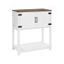 VEVOR Coffee Bar Cabinet, 31.5 x 13.8 x 34.6 in Farmhouse Coffee Bar Cabinet with 3-Tier Storage, Coffee Bar Table with Magnet Doors, Farmhouse Sideboard Buffet Cabinet for Living Room, Entryway