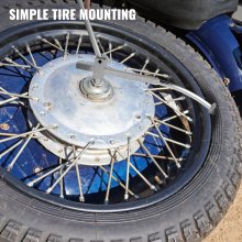 VEVOR Dirt Bike Tire Mounting Tool Motorcycle Tire Changing Tool w/ 20 mm Axle