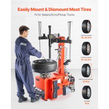 VEVOR Durable Tire Changer Machine 1.5HP Tire Changer with Pneumatic Assist Arm