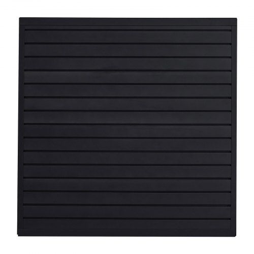 VEVOR Slat Wall Paneling, 2 X 4 Ft, PVC Garage Slatwall With Modular Design, Black Slat Wall Easy-to-Install Adjustable Slatwall Panel With Coupling Structure & DIY Cutting, Fits For Storage & Display - View #8