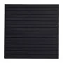 VEVOR Slat Wall Paneling, 4 x 4 ft, PVC Garage Slatwall with Modular Design, Black Slat Wall Easy-to-Install Adjustable Slatwall Panel with Coupling Structure & DIY Cutting, Fits for Storage & Display