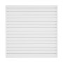VEVOR Slat Wall Paneling, 4 x 4 ft, PVC Garage Slatwall with Modular Design, White Slat Wall Easy-to-Install Adjustable Slatwall Panel with Coupling Structure & DIY Cutting, Fits for Storage & Display