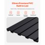 8 x 4 ft Slat Wall Paneling PVC Black Garage Slatwall with Modular Design