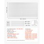 VEVOR Slat Wall Paneling, 8 x 4 ft, PVC Garage Slatwall with Accessories, White Slat Wall Easy-to-Install Adjustable Slatwall Panel with Coupling Structure & DIY Cutting, Fits for Storage & Display
