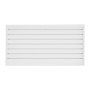 VEVOR Slat Wall Paneling, 2 x 4 ft, PVC Garage Slatwall with Modular Design, White Slat Wall Easy-to-Install Adjustable Slatwall Panel with Coupling Structure & DIY Cutting, Fits for Storage & Display