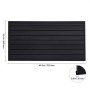 2 x 4 ft Slat Wall Paneling PVC Black Garage Slatwall with Modular Design