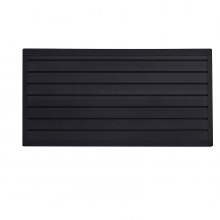 2 x 4 ft Slat Wall Paneling PVC Black Garage Slatwall with Modular Design