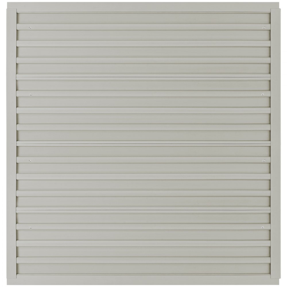 VEVOR Slatwall Panels, 4 ft x 1 ft Gray Garage Wall Panels 12"H x 48"L (Set of 4 Panels), Heavy Duty Garage Wall Organizer Panels Display for Retail Store, Garage Wall, and Craft Storage Organization