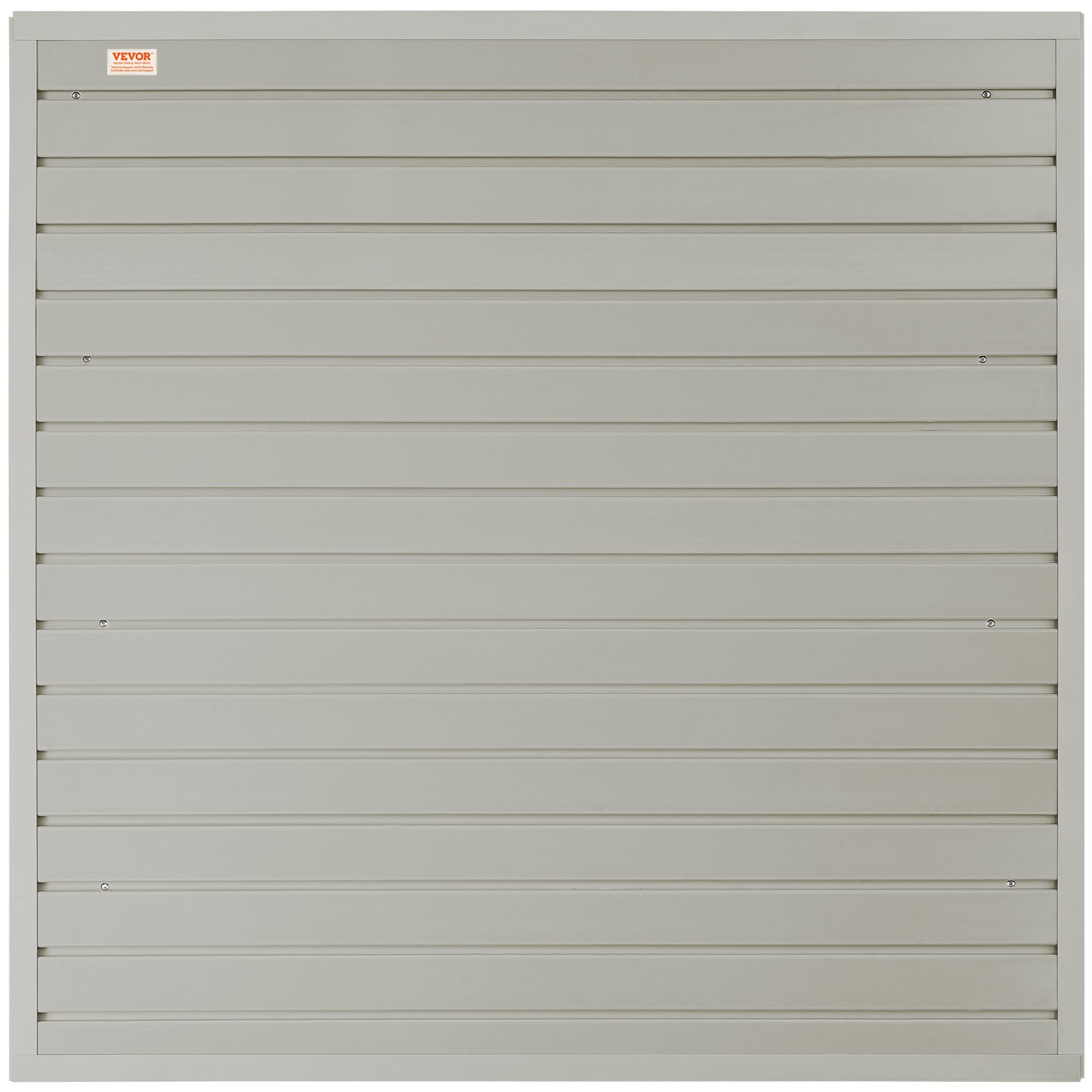 VEVOR Slatwall Panels, 4 ft x 1 ft Gray Garage Wall Panels 12"H x 48"L (Set of 4 Panels), Heavy Duty Garage Wall Organizer Panels Display for Retail Store, Garage Wall, and Craft Storage Organization