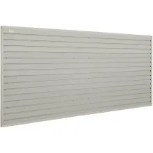 VEVOR Slatwall Panels, 121.9 x 30.48 cm Gray Garage Wall Panels (Set of 8 Panels), Heavy Duty Garage Wall Organizer Panels Display Perfect for Retail Store, Garage Wall, and Craft Storage Organization