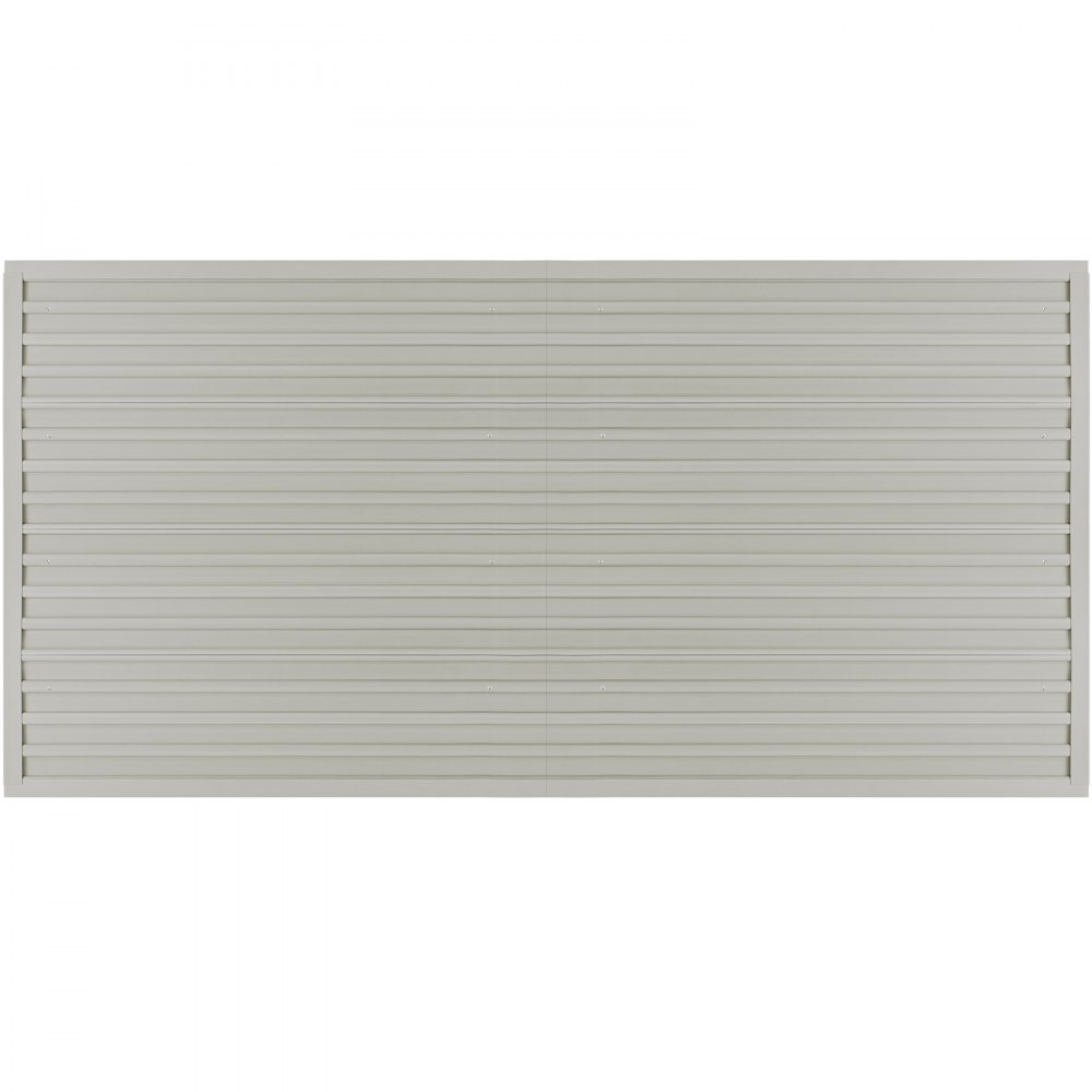 VEVOR Slatwall Panels with Hooks, 4 ft x 1 ft Gray Garage Wall Panels 12"H x 48"L (Set of 8 Panels), Heavy Duty Garage Wall Organizer Display for Retail Store, Garage Wall, Craft Storage Organization