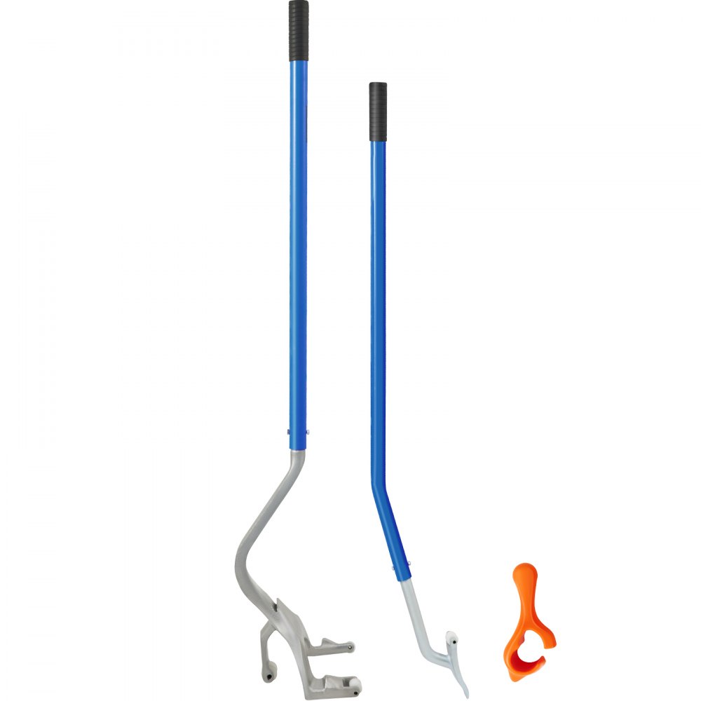 VEVOR Tire Mount Demount Tool, 22.5 to 24.5 inches, 3PCS Tire Changer Demount Tool Adapted to Aluminum and Steel Rims, with Extra Bead Keeper, Tire Changing Tools for Car Repairing, Blue
