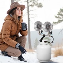 Propane Tank Top Heater 30000 BTU Infrared Radiant Single Burner