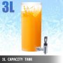 Hotel Juice Dispenser Hotel Beverage Dispenser Single Tank 3l Buffet Drink
