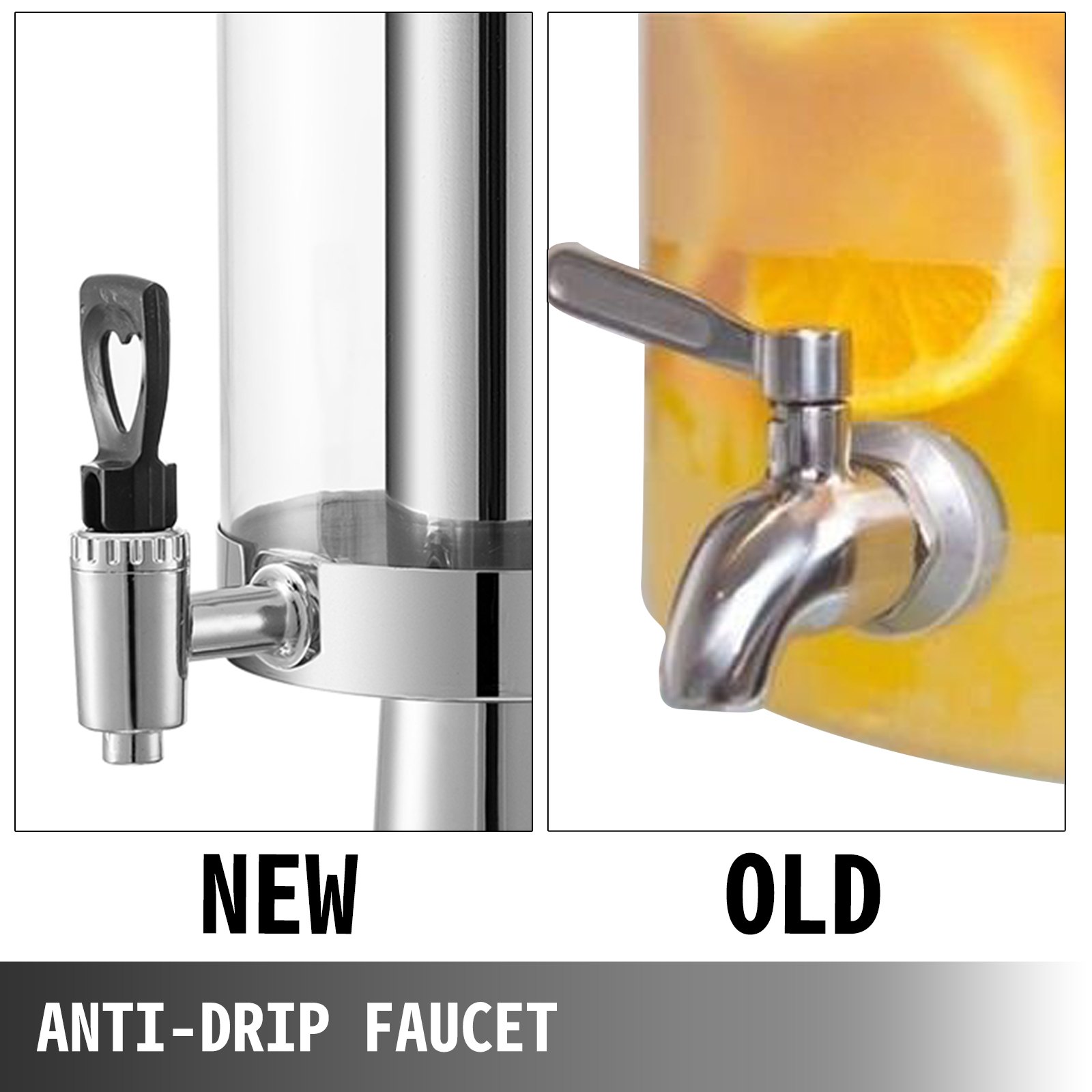 11l Hotel Juice Dispenser Beverage Dispenser Double Tanks 3 Gal *2 Buffet Drink