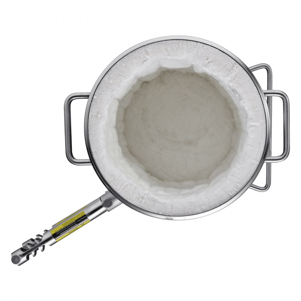 VEVOR Propane Melting Furnace Kit, 12KG Large Capacity Foundry Home Kilns,Stainless Steel Smelter, Blacksmithing Forge with Crucible an Tongs Kiln, For Metal Scrap Recycle, Gold Copper Silver Casting