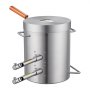 VEVOR Propane Melting Furnace Kit, 12KG Large Capacity Foundry Home Kilns,Stainless Steel Smelter,  Blacksmithing Forge with Crucible an Tongs Kiln, For Metal Scrap Recycle, Gold Copper Silver Casting