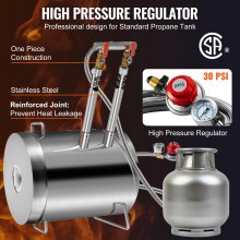VEVOR 12KG Propane Smelting Furnace Kit Melting Furnace Double Burners 2700℉
