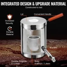 VEVOR 6KG Propane Smelting Furnace Kit Melting Furnace Stainless Steel 2700℉