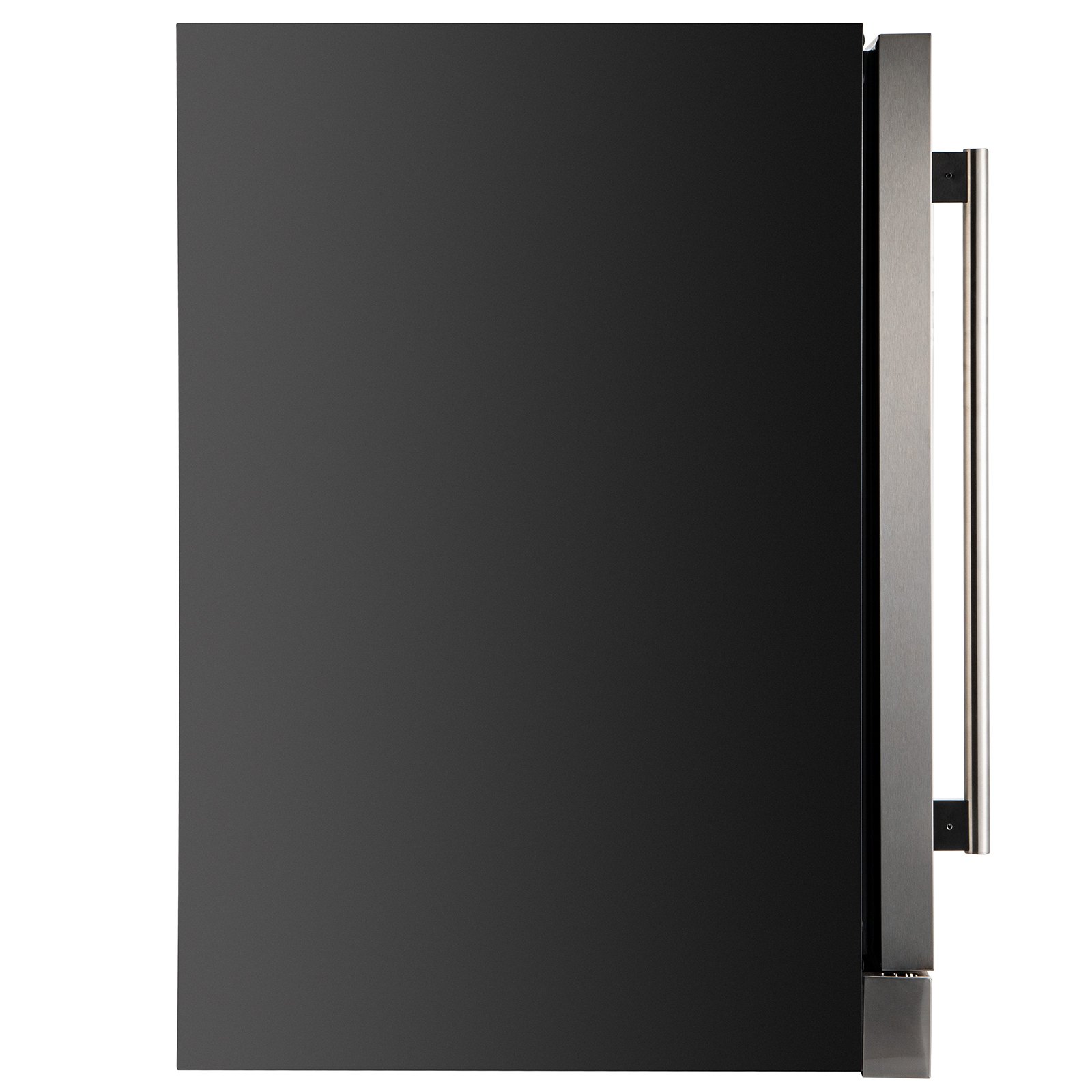 VEVOR 24'' Built-in Beverage Cooler, 5.3 cu.ft. Stainless Steel Beverage Refrigerator w/Embraco Compressor, 142 Can Beer Fridge for Home Bar Office Outdoor Indoor Use, 150L, Black & Silver