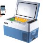 VEVOR Car Refrigerator 22L Car fridge 12 v Compressor Portable Car Mini Fridge Car Refrigerator Freezer Vehicle Truck RV Boat Electric Cooler for Driving Travel Fishing Outdoor and Home Use