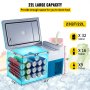 VEVOR Car Refrigerator 22L Compressor Portable Small Refrigerator Car Refrigerator Freezer Vehicle Car Truck RV Boat Mini Electric Cooler for Driving Travel Fishing Outdoor and Home Use