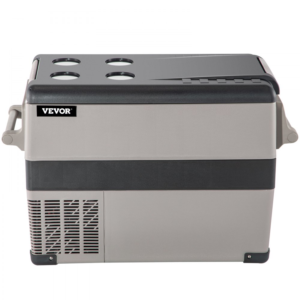 VEVOR Car Refrigerator, DC 12/24V AC100-240V Compressor Electric Cooler, -4°F to 68°F Car Fridge with APP Control, 60W Cars Freezer for RVs, Campsites, Boats, Camping, Fishing, 48 QT Portable Freezer