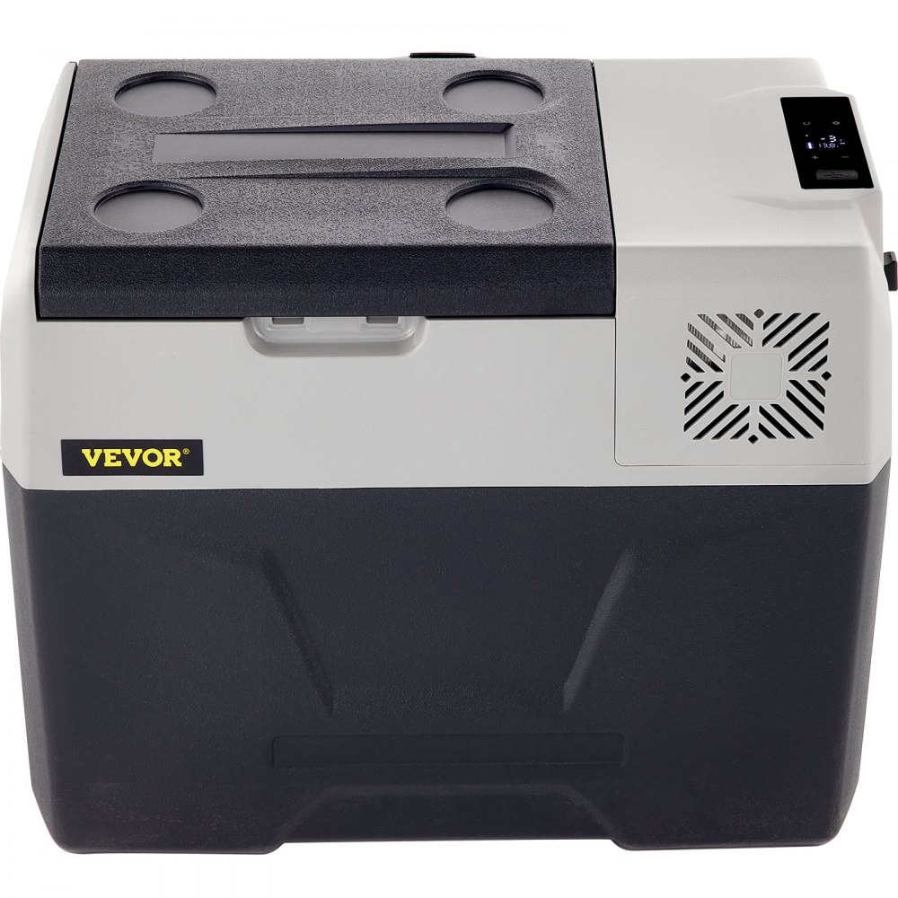 VEVOR Car Refrigerator 30L Car fridge 12/24 v Compressor Car Mini Fridge Portable Car Refrigerator Freezer Vehicle Truck RV Boat Electric Cooler for Driving Travel Fishing Outdoor and Home Use