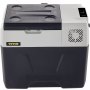 VEVOR Car Refrigerator, 12 Volt Car Refrigerator Fridge, 40 L Single Zone Portable Freezer with Wheels and Handle, -4℉-68℉, 12/24V DC and 100-240V AC Compressor Cooler for Outdoor, Camping
