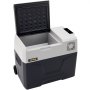 VEVOR Car Refrigerator, 12 Volt Car Refrigerator Fridge, 40 L Single Zone Portable Freezer with Wheels and Handle, -4℉-68℉, 12/24V DC and 100-240V AC Compressor Cooler for Outdoor, Camping