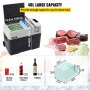 VEVOR Car Refrigerator 40L Compressor Portable Small Refrigerator Car Refrigerator Freezer Vehicle Car Truck RV Boat Mini Electric Cooler for Driving Travel Fishing Outdoor and Home Use