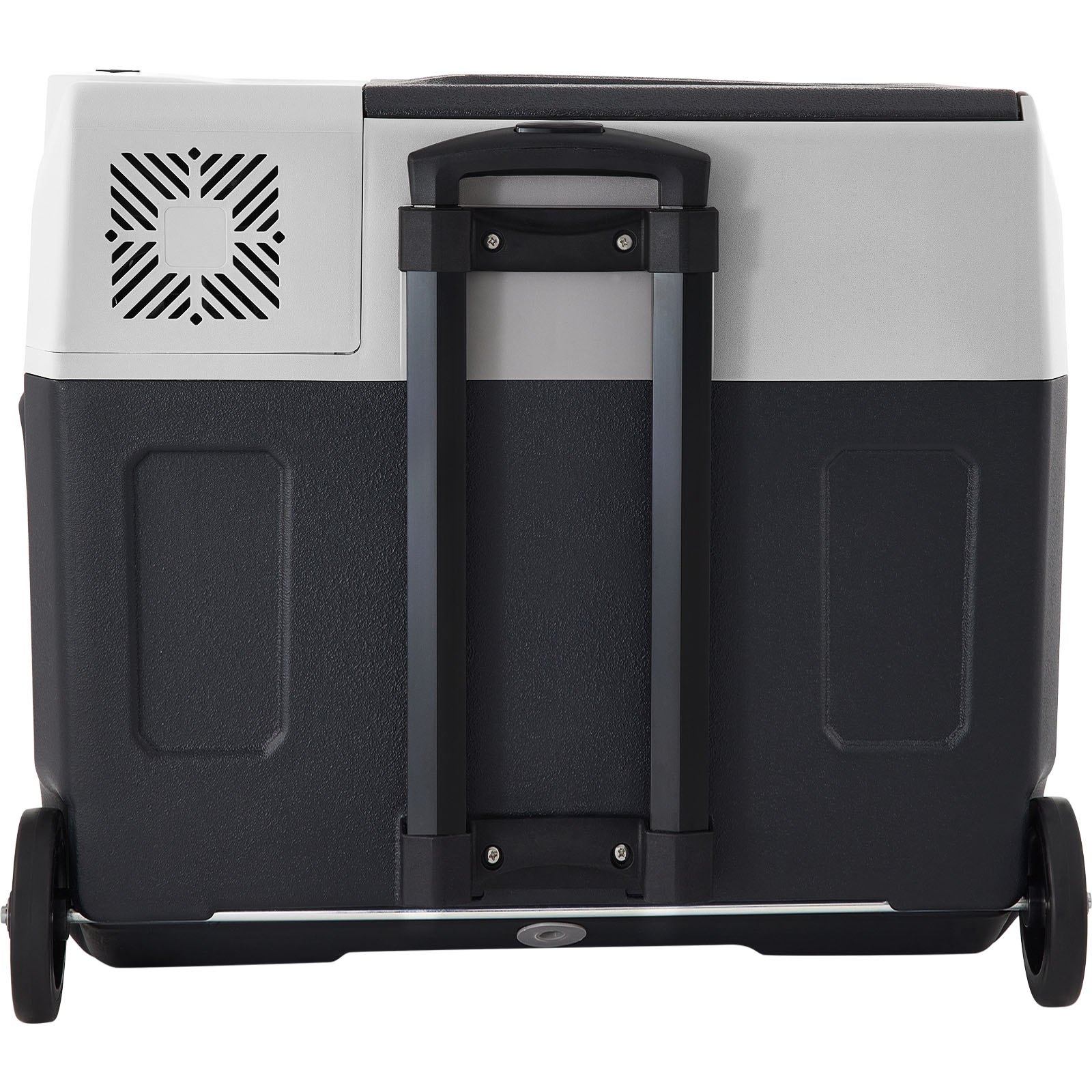 VEVOR Car Refrigerator, 12 Volt Car Refrigerator Fridge, 50 L Single Zone Portable Freezer with Wheels and Handle, -4℉-68℉, 12/24V DC and 100-240V AC Compressor Cooler for Outdoor, Camping