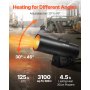 Portable Propane Air Heater 125000BTU Stepless Temp Settings Outdoor