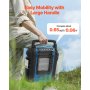 Portable Propane Heater 9000BTU Stepless Temp Settings TipOver Protection