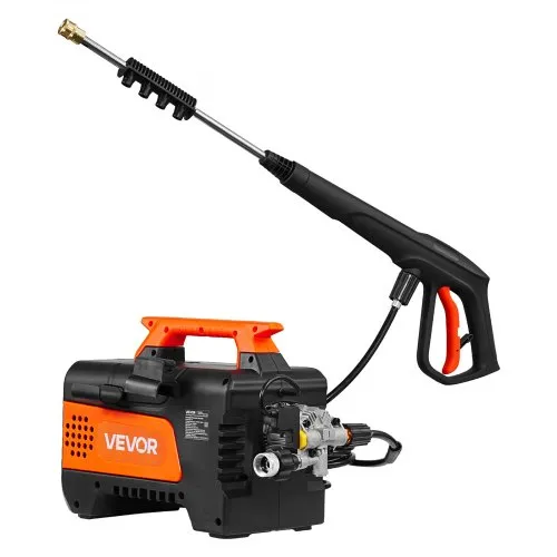 VEVOR Electric Pressure Washer, 1958 Max PSI 2.5 Max GPM, Portable Power  Washer with 4 Nozzles, Metal Extension Wand, Commercial-Grade 5-Piston  Plunger Pump, High Pressure for Cars,Driveways,Patios | VEVOR US