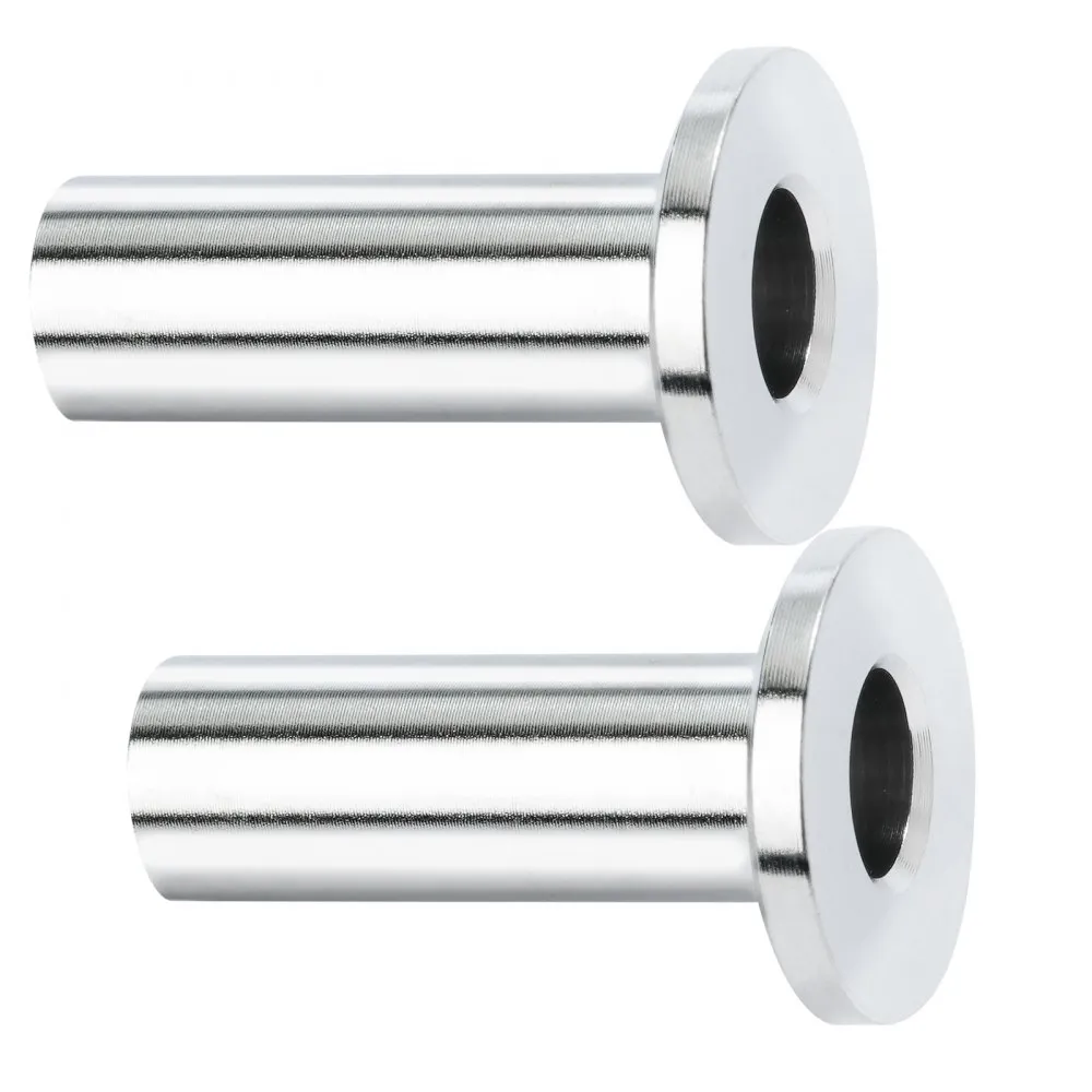 VEVOR stainless steel protector sleeves in a sleek, polished finish, suitable for various applications.