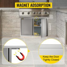 30.5''X21'' Outdoor Kitchen Access Doors BBQ Island Stainless Steel BBQ Doors