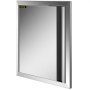 stainless steel VEVOR bbq access door with sleek silver finish.