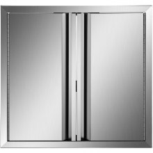 Uși de bucătărie în aer liber VEVOR, 24 x 24 inch ușă de acces la grătar, ușă de grătar din oțel inoxidabil 304 periat pentru insulă de grătar de bucătărie în aer liber