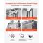 34 inch Dog Grooming Bath Tub Stainless Steel w Faucet for Pets