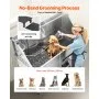 VEVOR Stainless Steel Dog Washing Station, 157.48 cm Pet Grooming Tub w/ Stairs, PE Water Filter Board, Faucet & Showerhead & Soap Holder Dog Bathtub for Large & Medium & Small Pets (Right Door)
