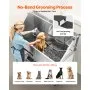 VEVOR Stainless Steel Dog Washing Station, 157.48 cm Pet Grooming Tub w/ Stairs, PE Water Filter Board, Faucet & Showerhead & Soap Holder Dog Bathtub for Large & Medium & Small Pets (Left Door)