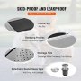 VEVOR 1.57M Pet Dog Bathing Station w/Ramp, Professional Stainless Steel Dog Grooming Tub w/ Soap Box, Faucet,Rich Accessory,Bathtub for Large,Medium,Small Pets, Washing Sink for Home(Right)