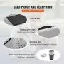 VEVOR 1.57M Pet Dog Bathing Station w/Ramp, Professional Stainless Steel Dog Grooming Tub w/ Soap Box, Faucet,Rich Accessory,Bathtub for Large,Medium,Small Pets, Washing Sink for Home(Right)
